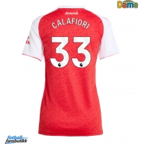 Arsenal Riccardo Calafiori #33 Hjemmedrakt Dame 2025-26 Kortermet
